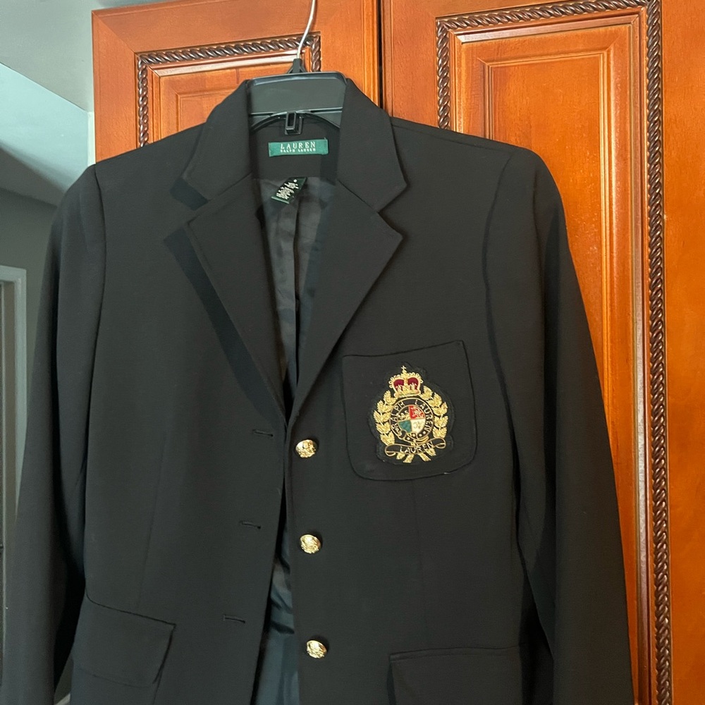 PREOWNED Ralph Lauren blazer in black size US 8.